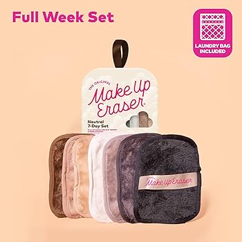 MAKEUP ERASER メイクアップ イレイザー メイク落とし 7枚セット Amazon.com: The Original MakeUp Eraser, 7-Day Set, Erase All